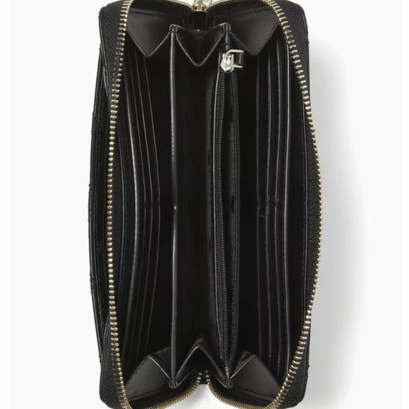 Kate Spade New York natalia large continental wallet black / Gold - Picture 5 of 5